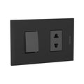BTICINO Llave interruptor + Tomacorriente (mixto) empotrado