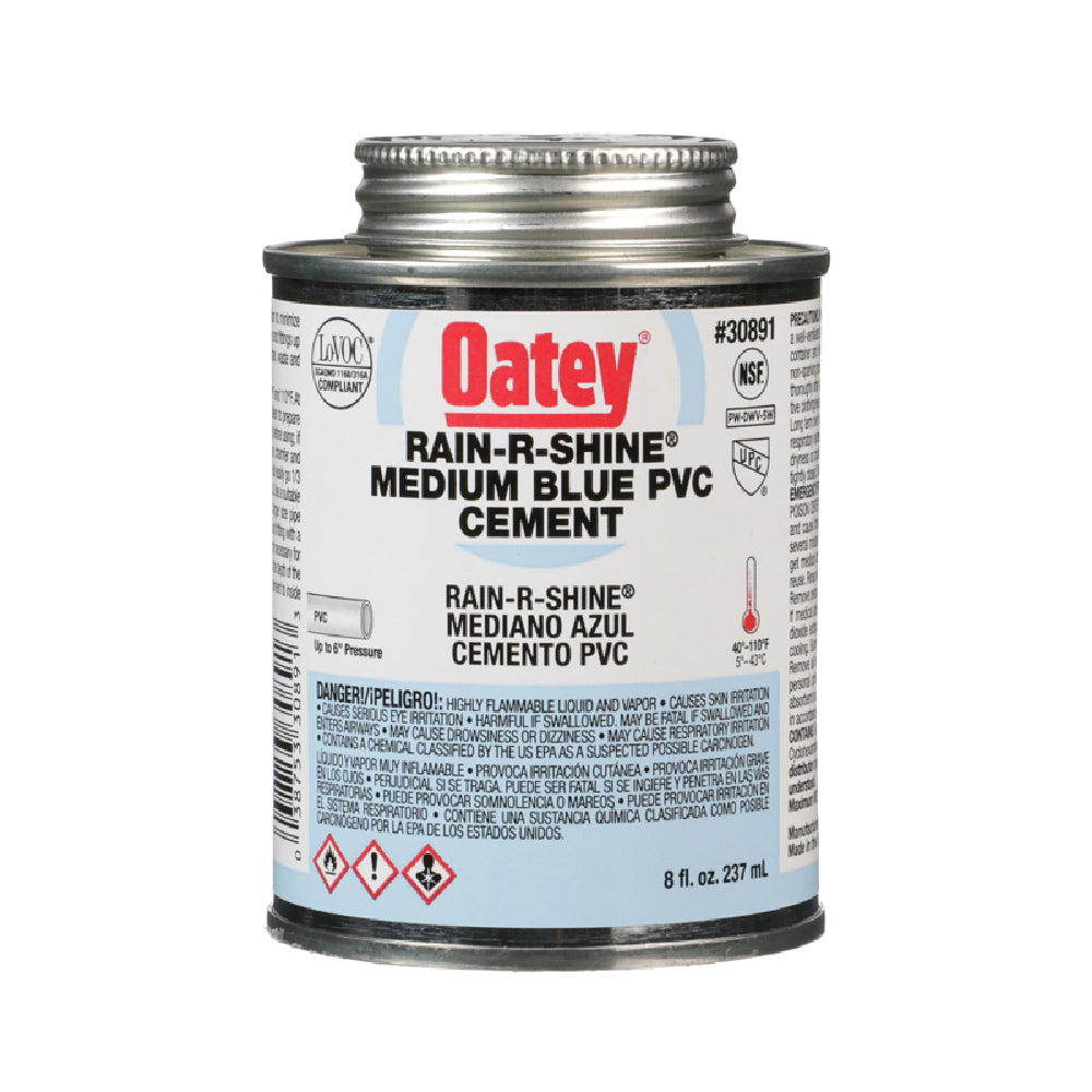 OATEY Pegamento PVC Azul Rain-R-Shine 1/16" GL.