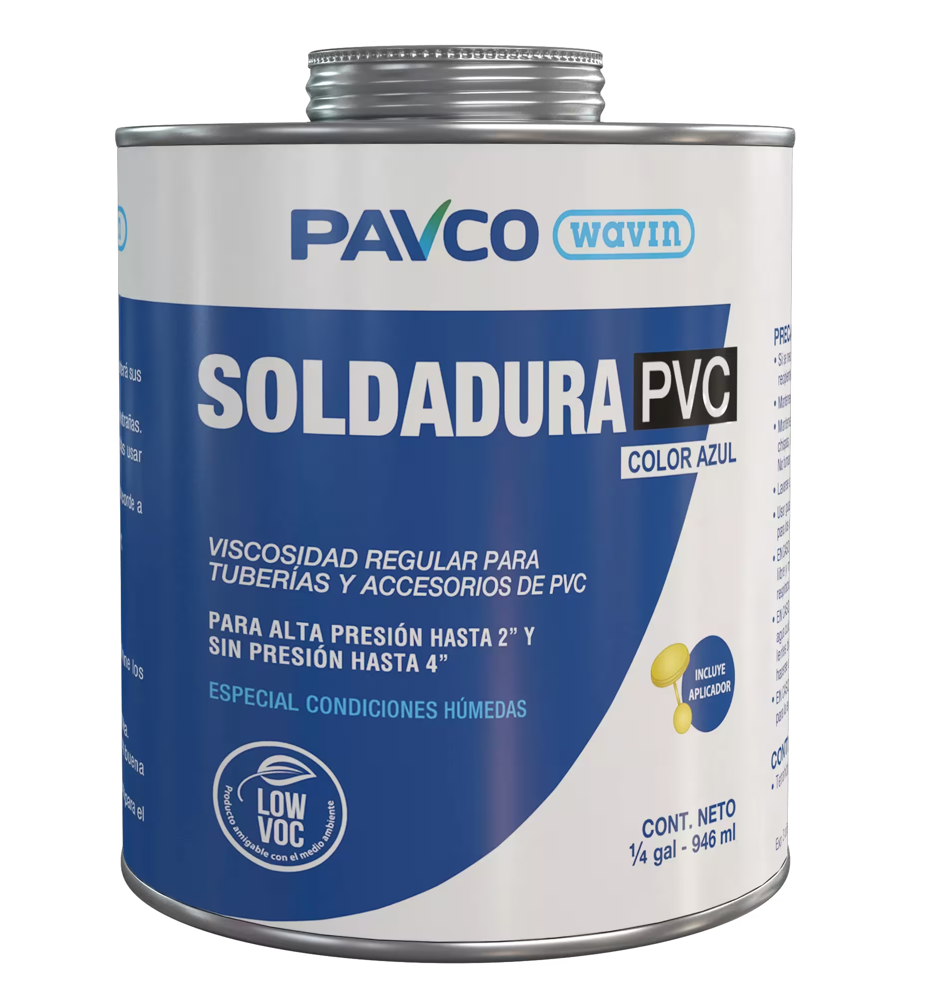 PAVCO Soldadura PVC regular azul de 1/4" GL