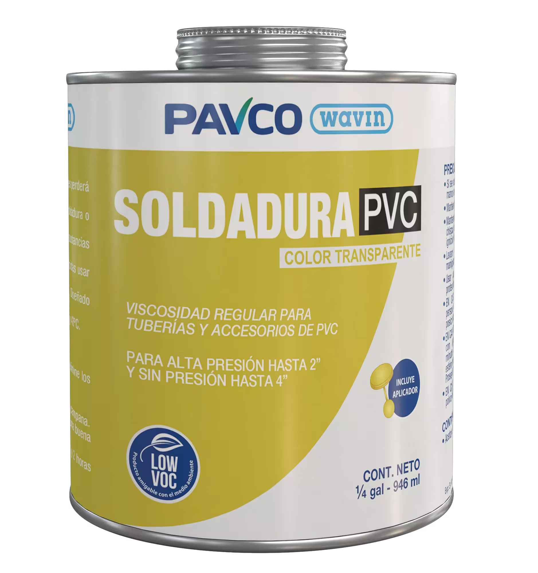 PAVCO Soldadura PVC regular de 1/4" GL