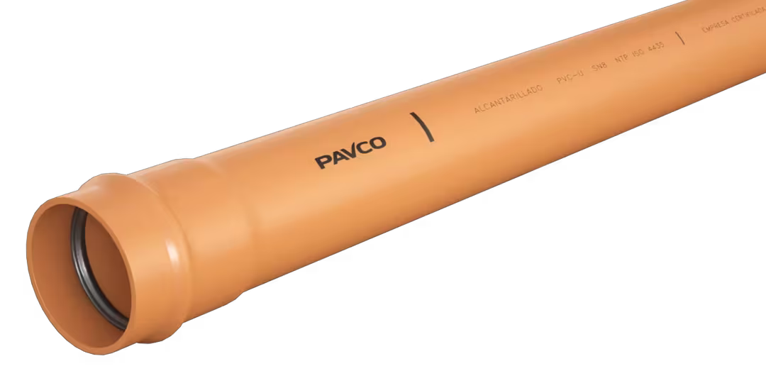 PAVCO Tubo alcantarillado S20 SN4 de 200 Milimetros x 6 Metros