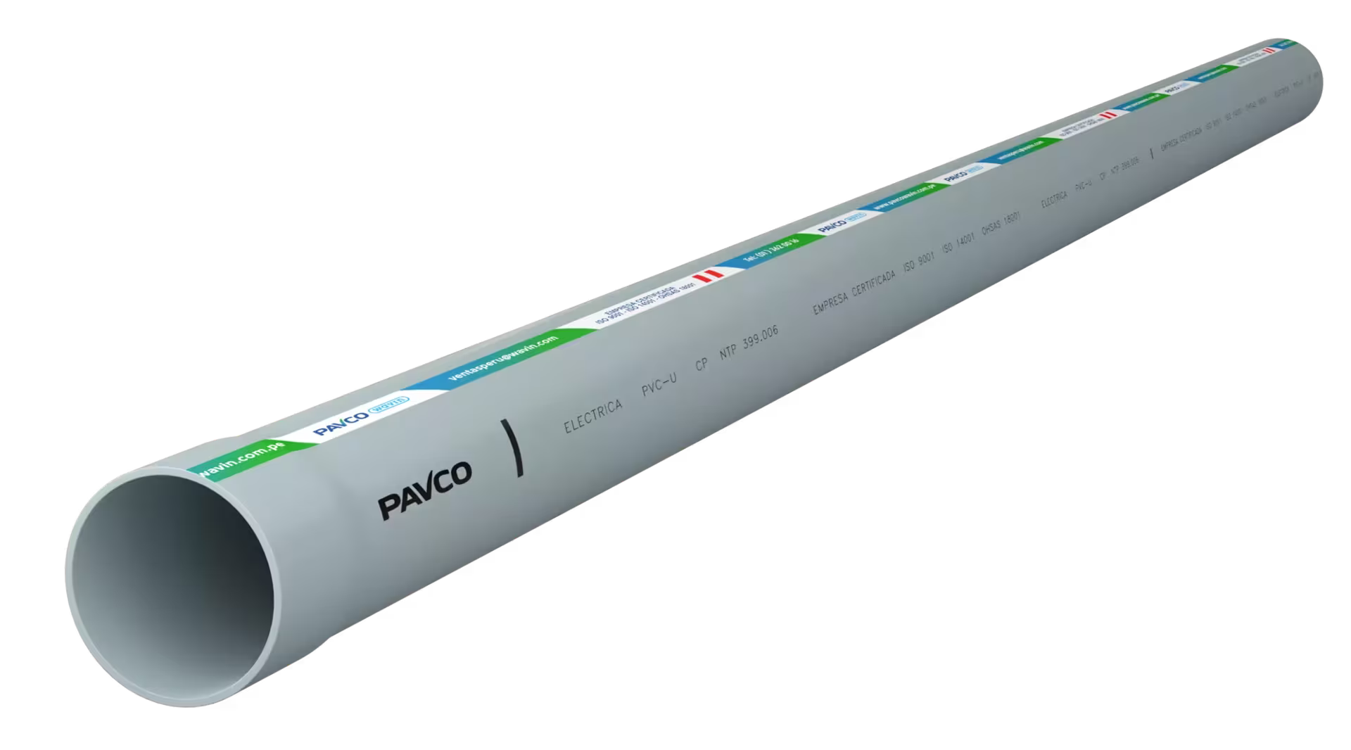 PAVCO Tubo de luz pesado SAP de 4" x 3 Metros