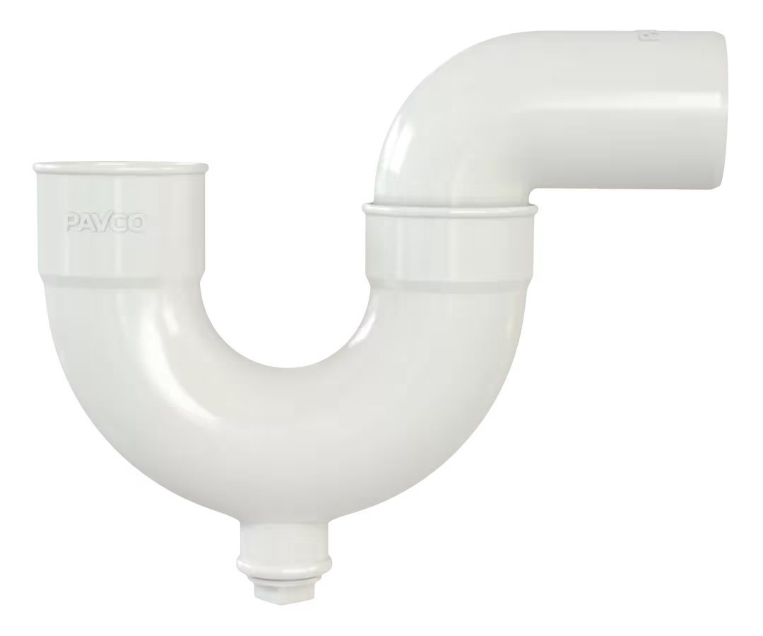 PAVCO Trampa P para desagüe PVC con registro de 2"