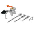 TRUPER Juego de pistola para sopletear 1/4 NPT con extención de 6"